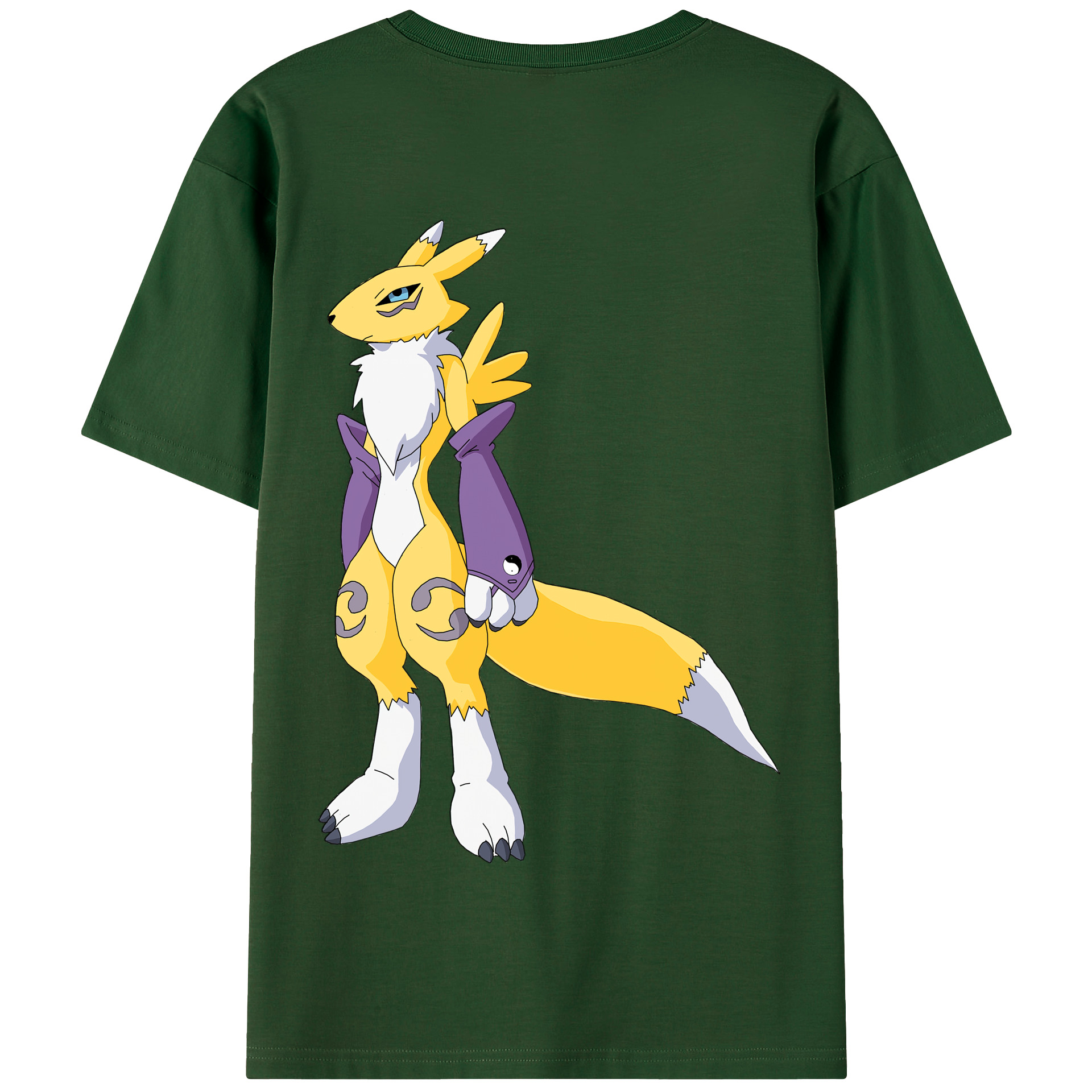 （画像用） Digimon デジタルモンスター/デジモン 綿100％半袖Tシャツ（背面プリント）